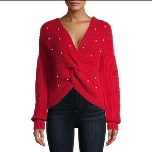 Twist Pearl Sweater size M